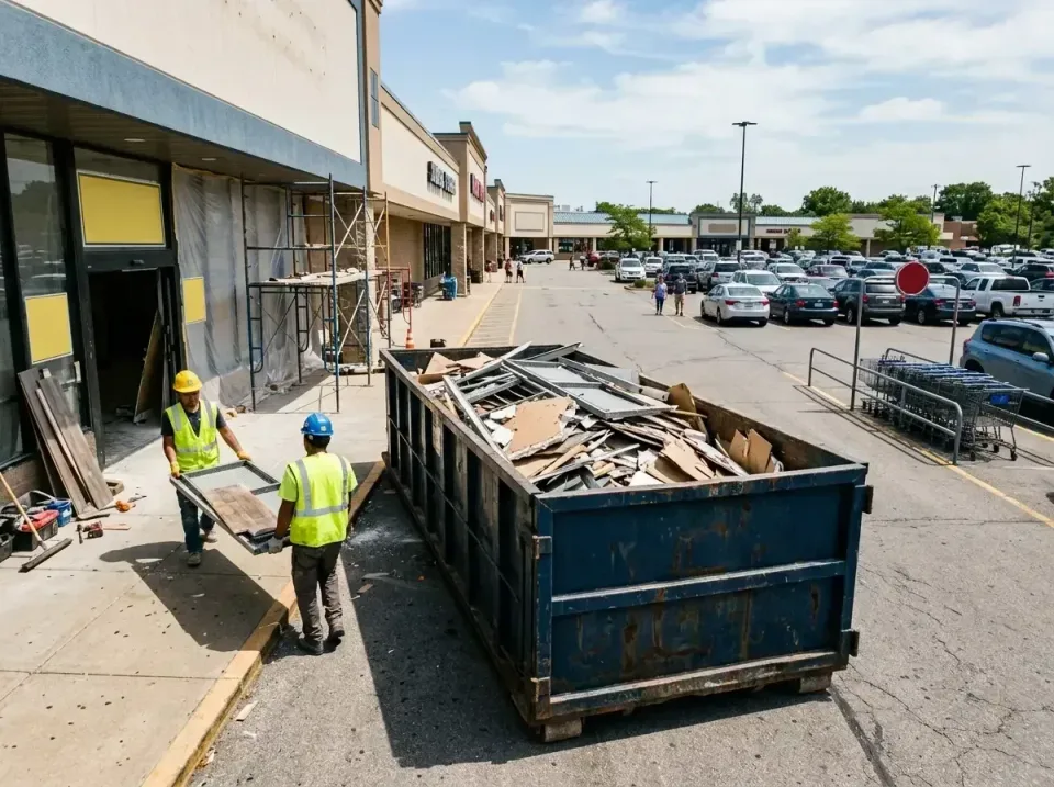 retail-store-renovation-debris-003 — frequently asked questions, Roll-off Dumpster Rentals in Four Square Mile, CO